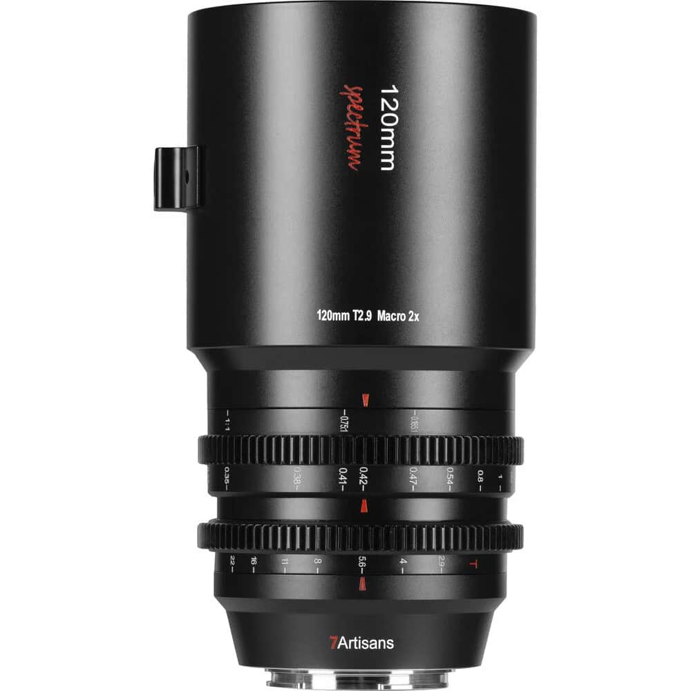 7Artisans 120mm T2.9 Macro 2x Sony (E Mount) Full Frame Cine Lens Siyah