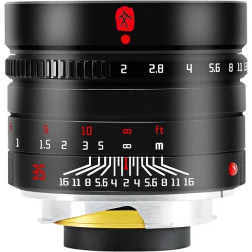 7Artisans 35mm f/2 Mark II Lens for Leica M (Black)