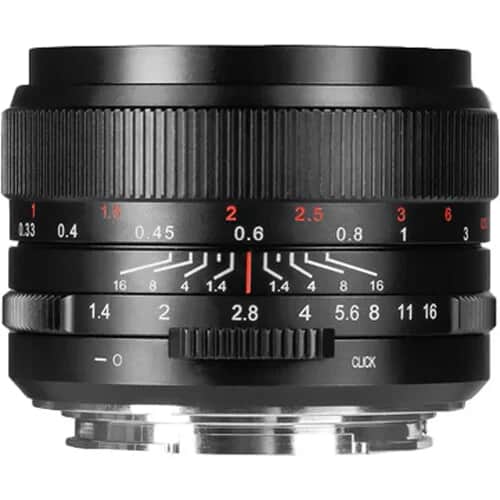 7Artisans 35mm F1.4 Mark III Canon (R Mount) MF Full Frame Lens Siyah