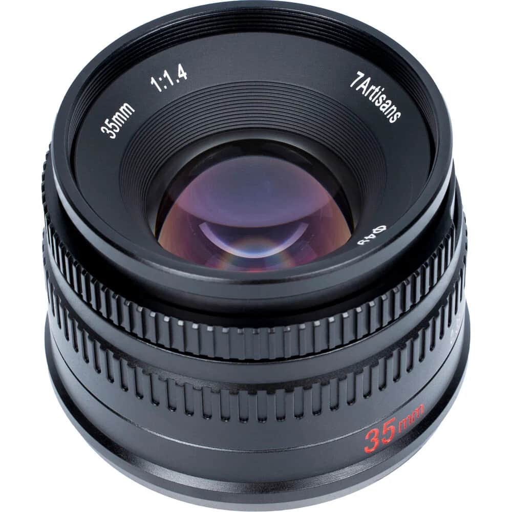 7Artisans 35mm/F1.4 Sony (E Mount) MF APS-C Lens Siyah