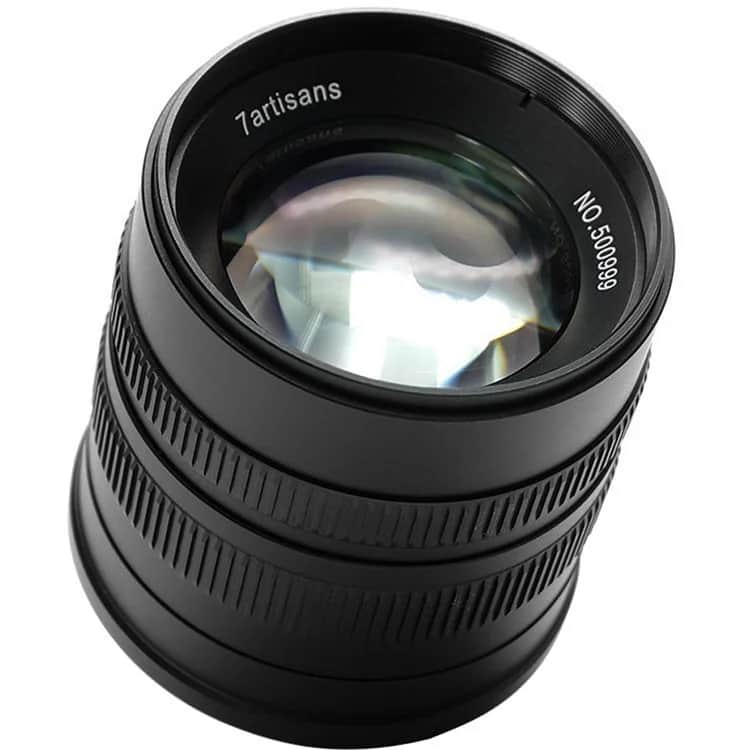 7Artisans 55mm F1.4 Sony (E Mount) MF APS-C Lens Siyah