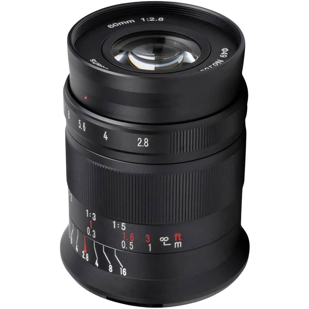 7Artisans 60mm/F2.8 Mark II Sony (E Mount) MF APS-C Lens Siyah