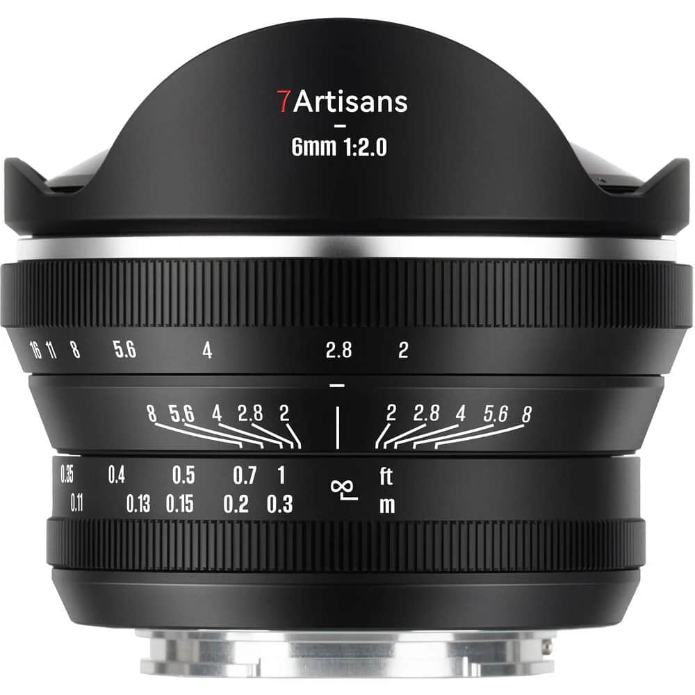7Artisans 6mm F2.0 Sony (E Mount) MF APS-C Lens