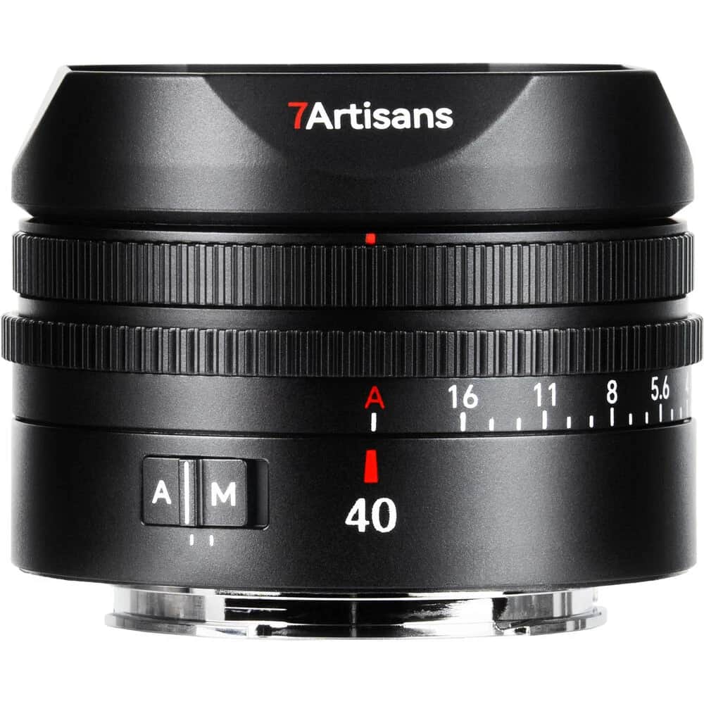 7Artisans AF 40mm F2.5 Sony (E Mount) FullFrame Lens Siyah