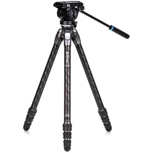 Benro TTOR24CLVS4PRO Tortoise (Kaplumbağa) Karbon Video Tripod Kit Seri 2
