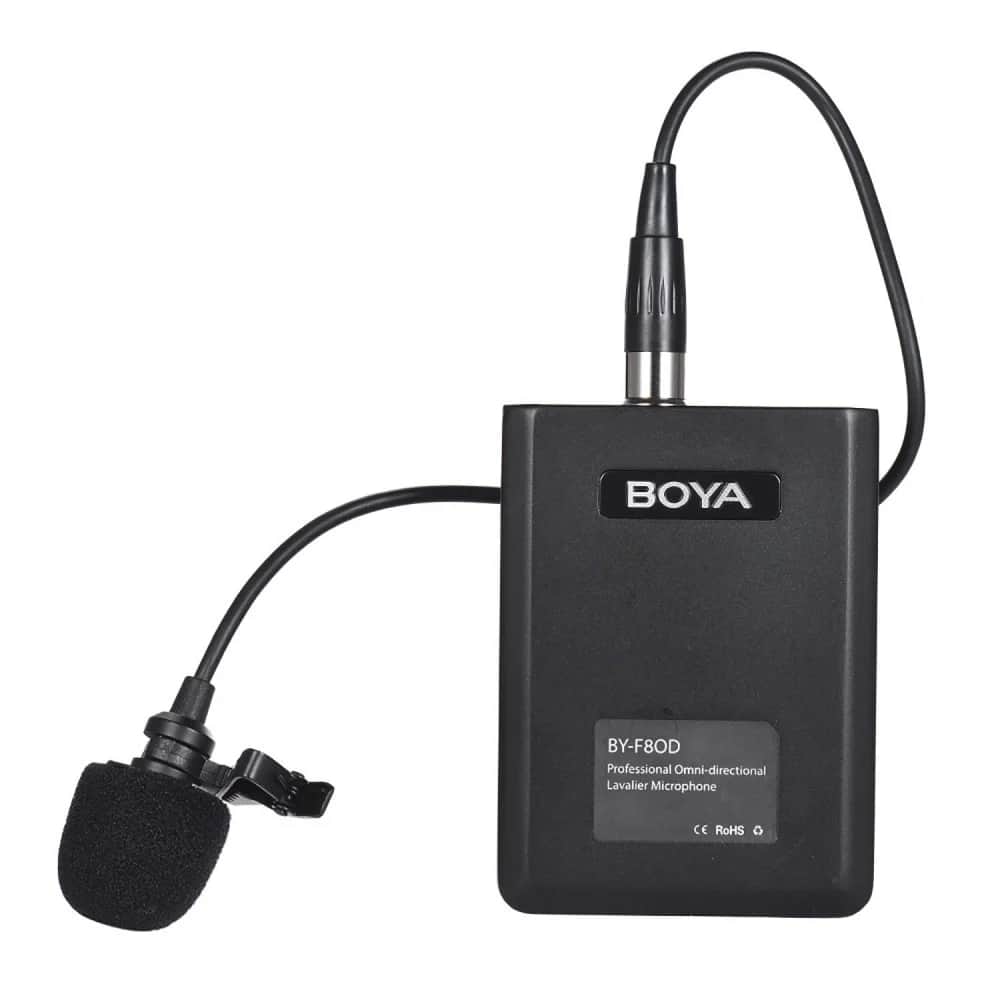 Boya BY-F8OD Çok Yönlü Akustik Vokal Yaka Mikrofon