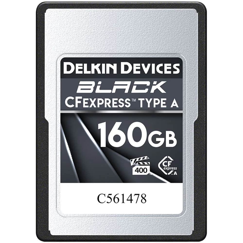 Delkin Devices 160GB BLACK CFexpress™ Type A Memory Cards