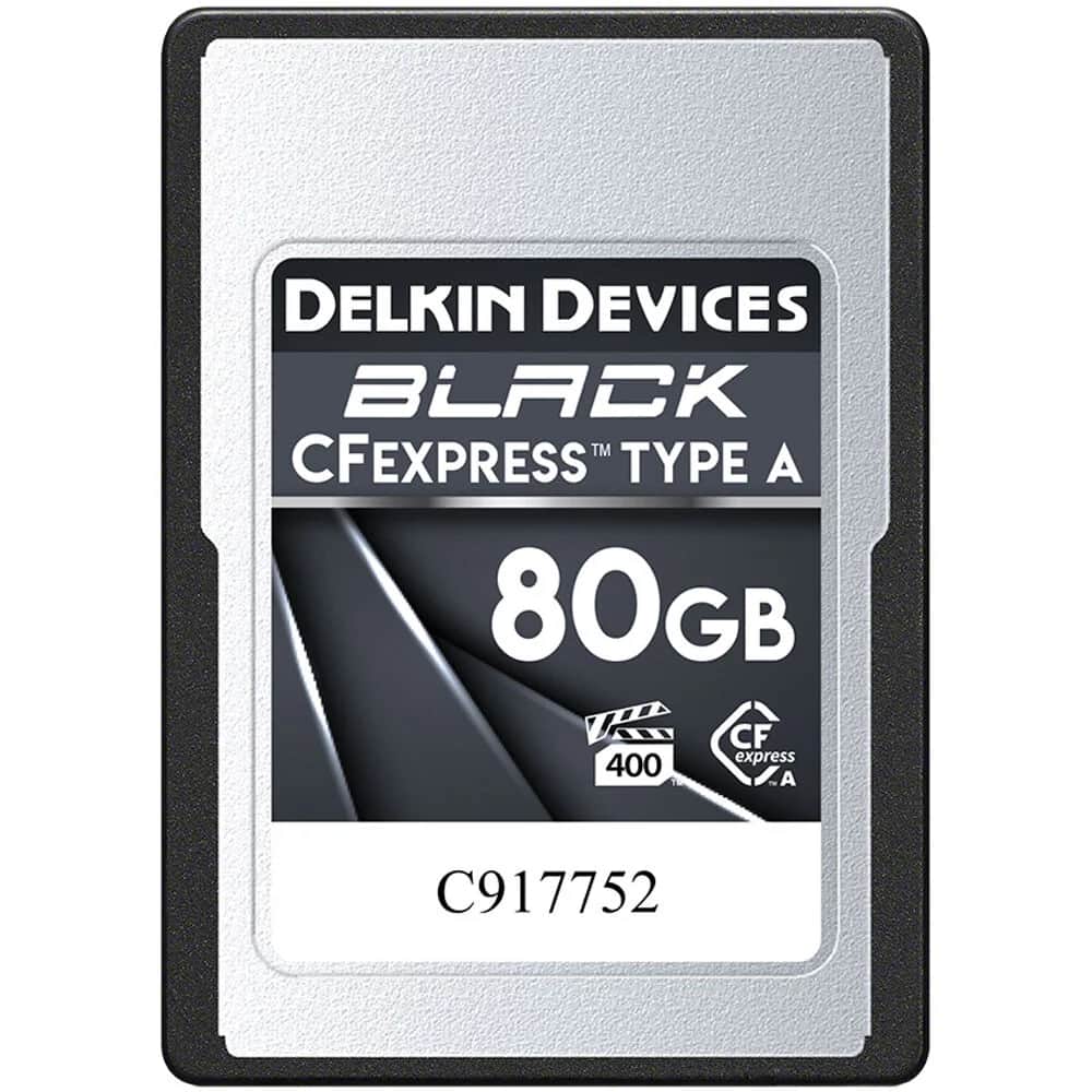 Delkin Devices 80GB BLACK CFexpress™ Type A Memory Cards