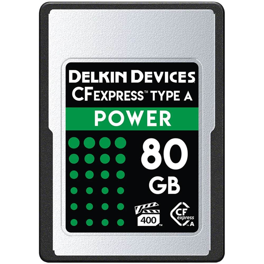 Delkin Devices 80GB POWER CFexpress™ Type A Memory Cards
