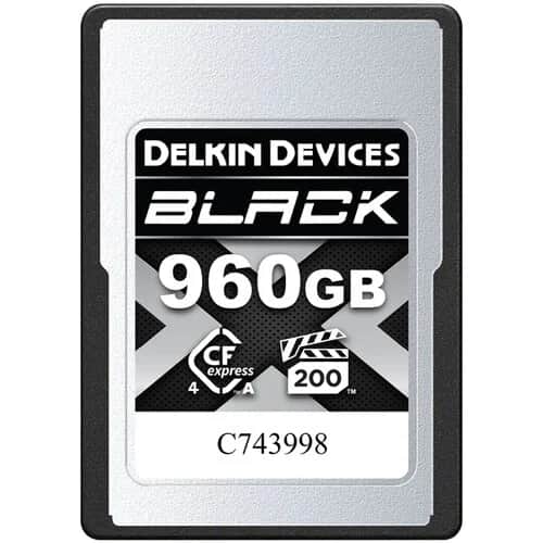 Delkin Devices 960GB BLACK CFexpress Type A 4.0 VGP200 Memory Card