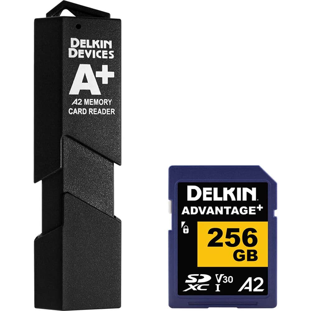 Delkin Devices USB 3.1 SD & microSD A2 Memory Card Reader