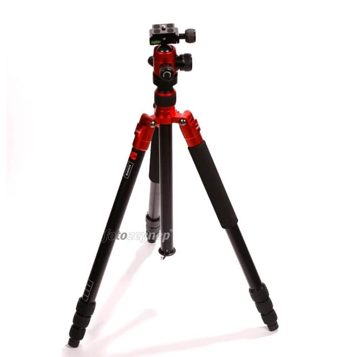 Digipod A-2540FM Profesyonel Tripod (Kırmızı)