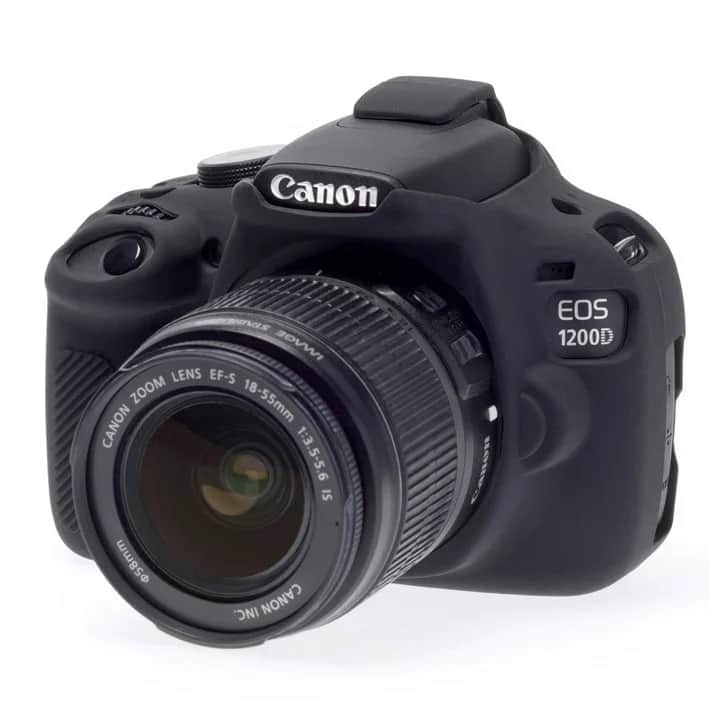 EasyCover Silikon Kılıf (Canon EOS 1200D Siyah)