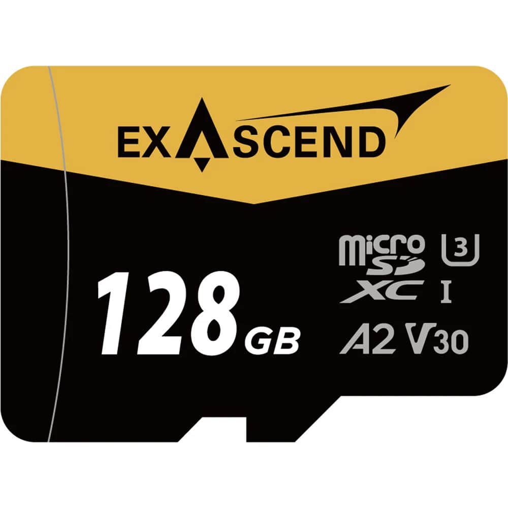 Exascend 128GB 175MB/s A2 V30 MicroSD Hafıza Kartı