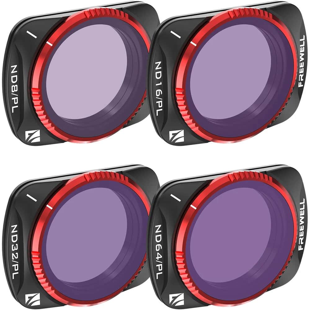 Freewell DJI Osmo Pocket 3 Bright Day Filter Kit (4-Pack)
