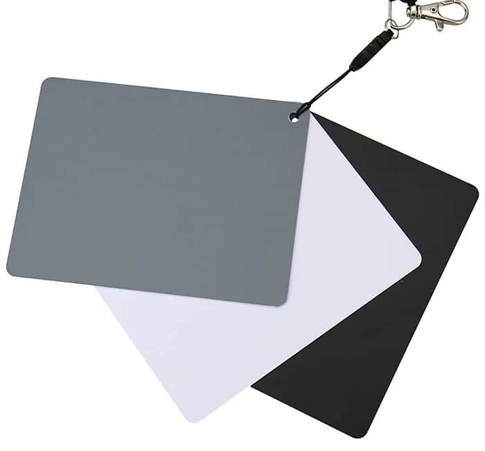 JJC GC-3 3in1 Beyaz Ayarı & Gri Kart Seti (10 x 13 cm)