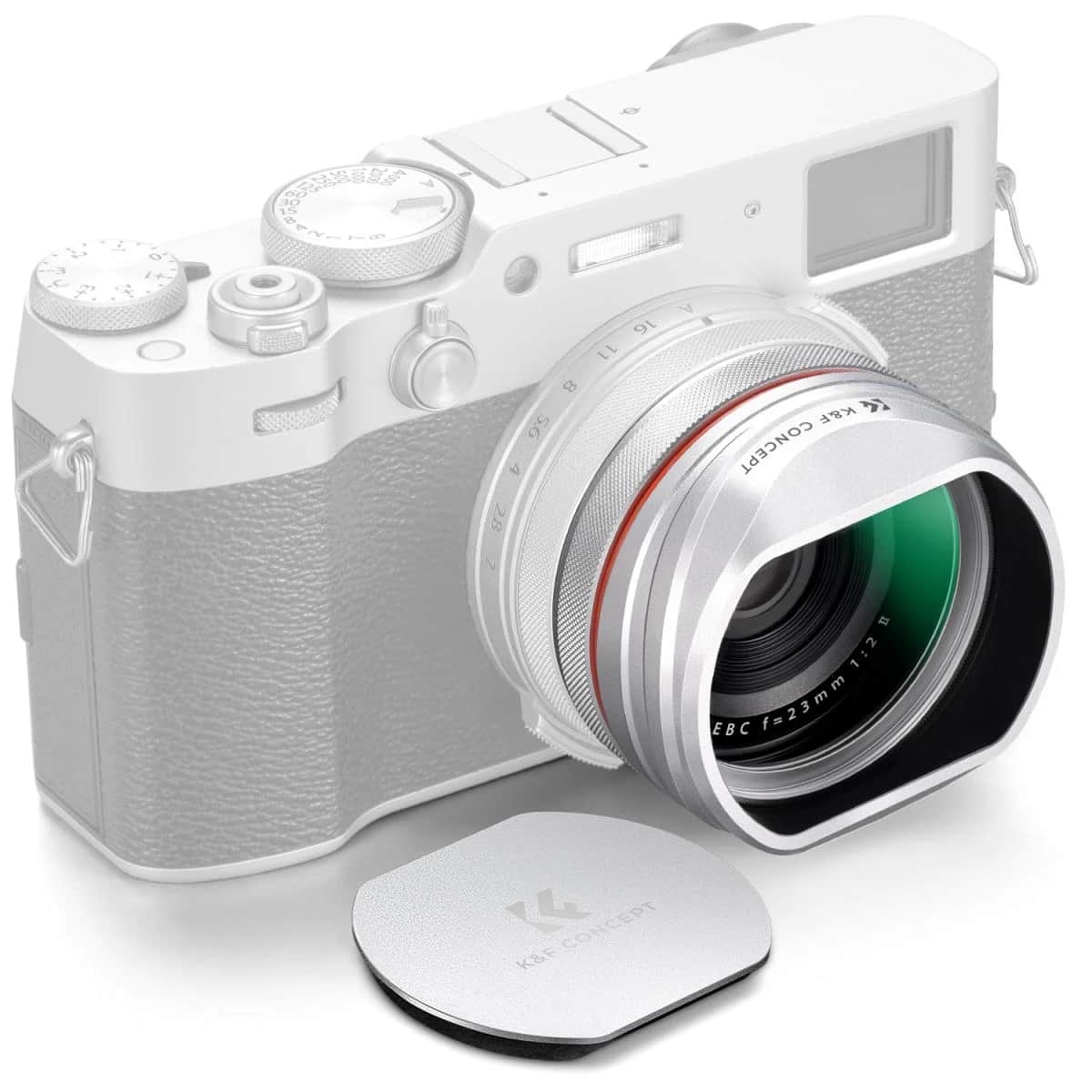 K&F Concept Fuji X100 MCUV Filter + Metal Square Hood + Lens Cap Kits