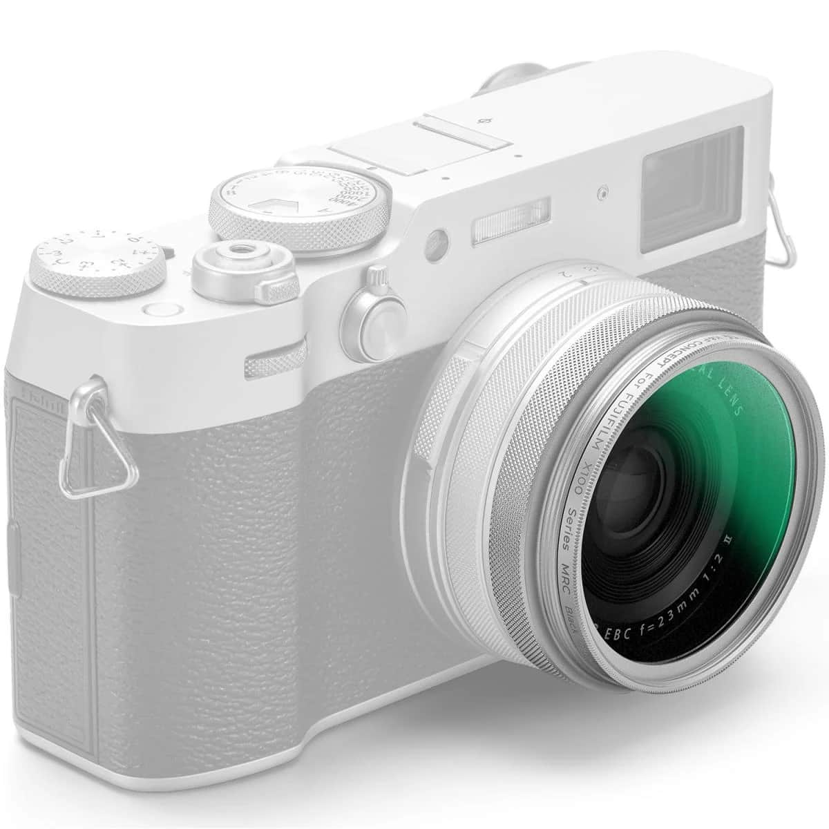 K&F Concept Fuji X100, X100F, X100S, X100T, X100V, X100VI Nano X MC Black Mist 1/4 Filter (Silver)