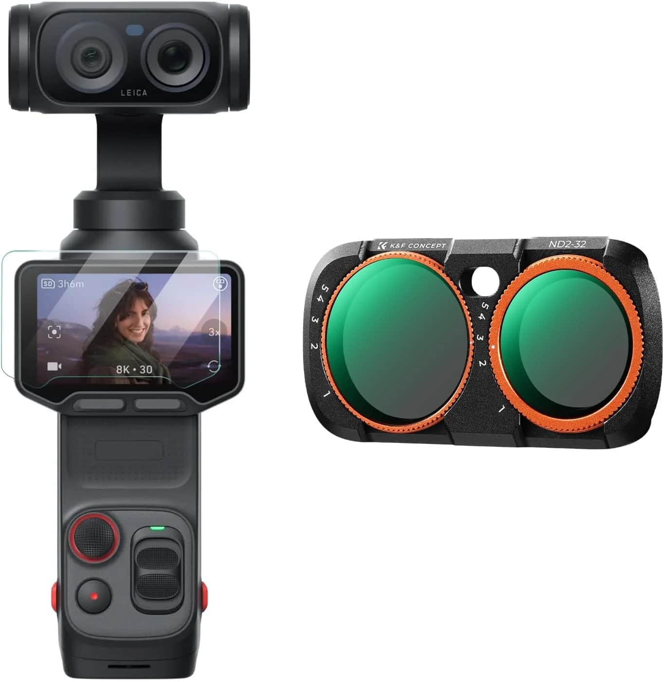 K&F Concept insta360 Luna Ultra ND2-32 Filter