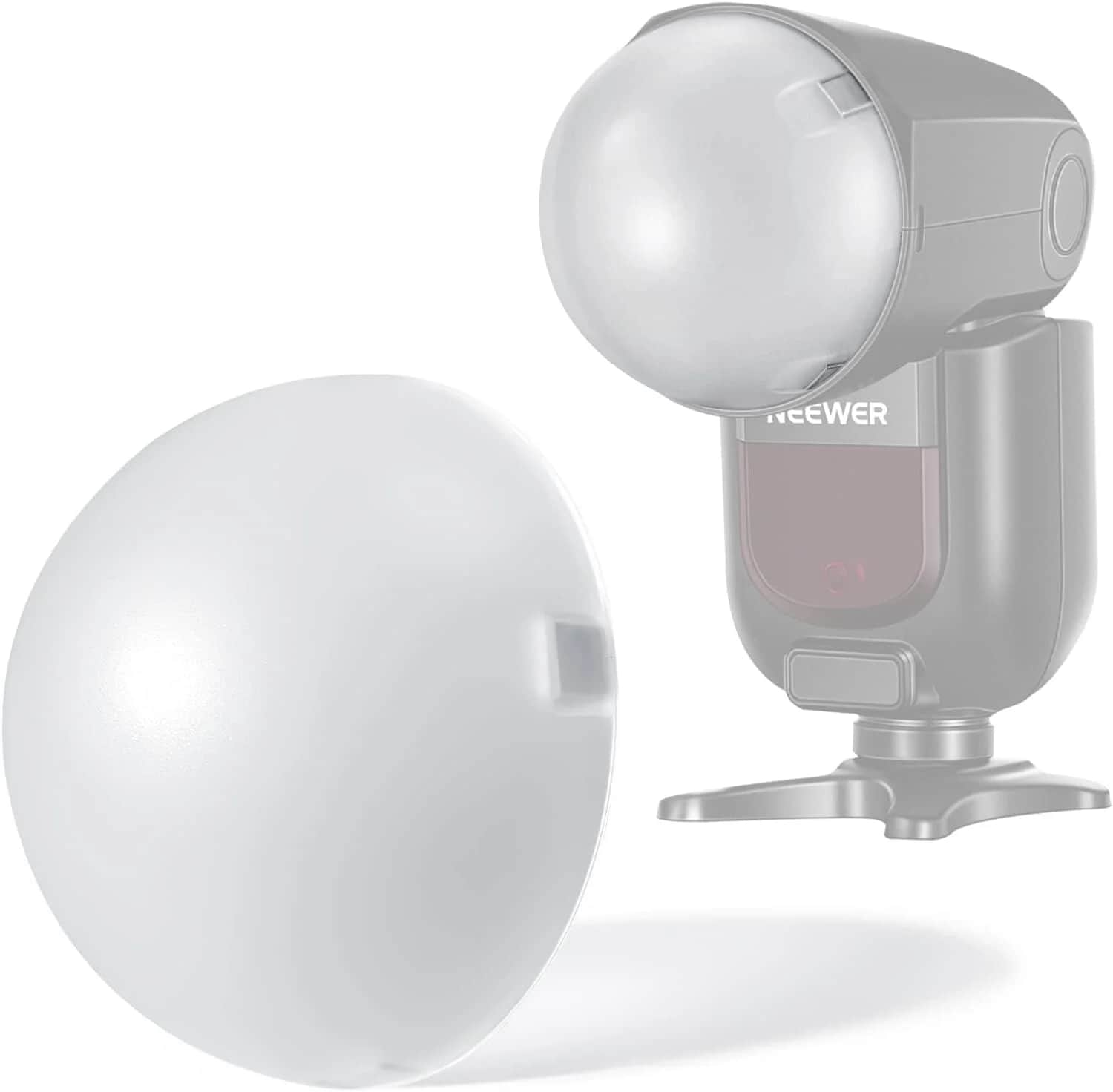 NEEWER M12 Manyetik Dome Difüzör (Z2PRO, Z2 ve Z1 Yuvarlak Kafa Flaşlar için)