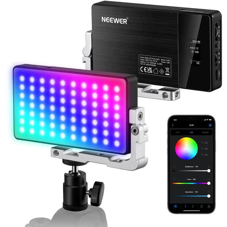 NEEWER SL90 RGB Mini Mobil Video Işığı