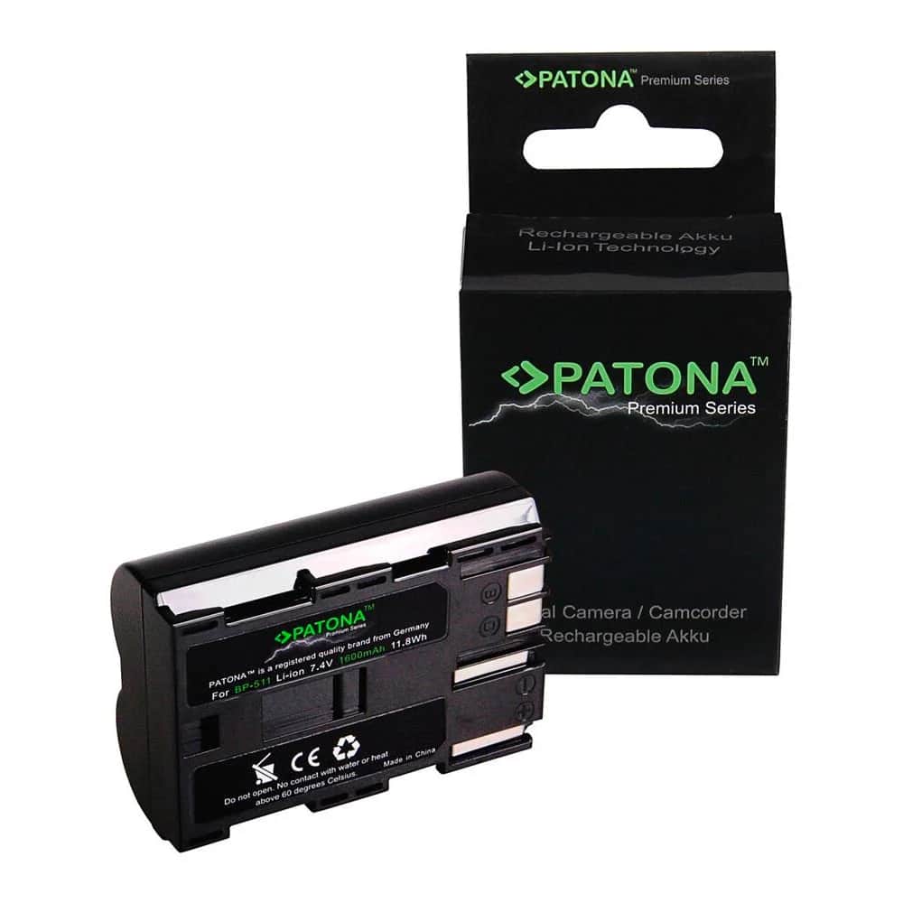 Patona 1210 Premium BP-511 Canon Batarya