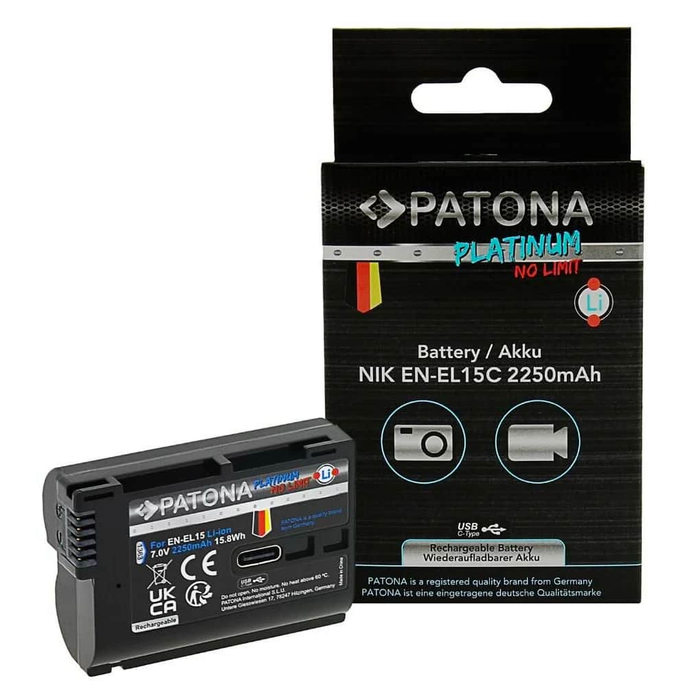 Patona 1363 Platinum EN-EL15C USB-C Nikon Batarya