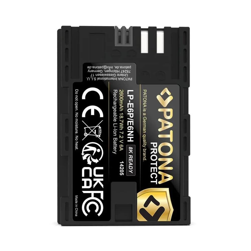 Patona 14205 Protect LP-E6P Canon Batarya