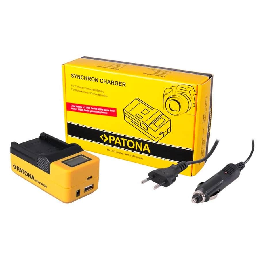 Patona 4525 Synchron NP-FM50, NP-F550, NP-F750, NP-F970 Sony USB Şarj Cihazı