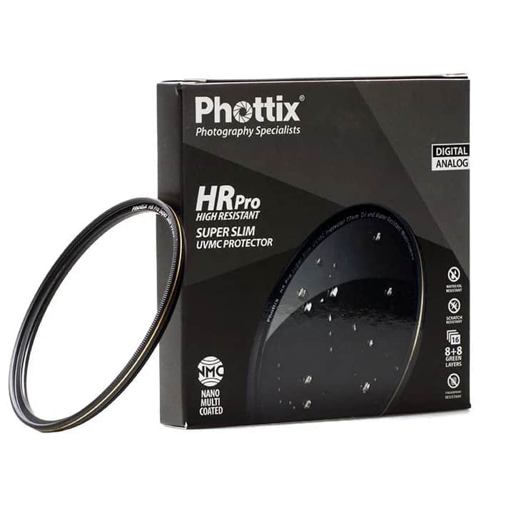 Phottix 82mm UV (Ultra Viole) HR Pro Grade NMC Nano Multi Coated 1mm Super Slim Filtre