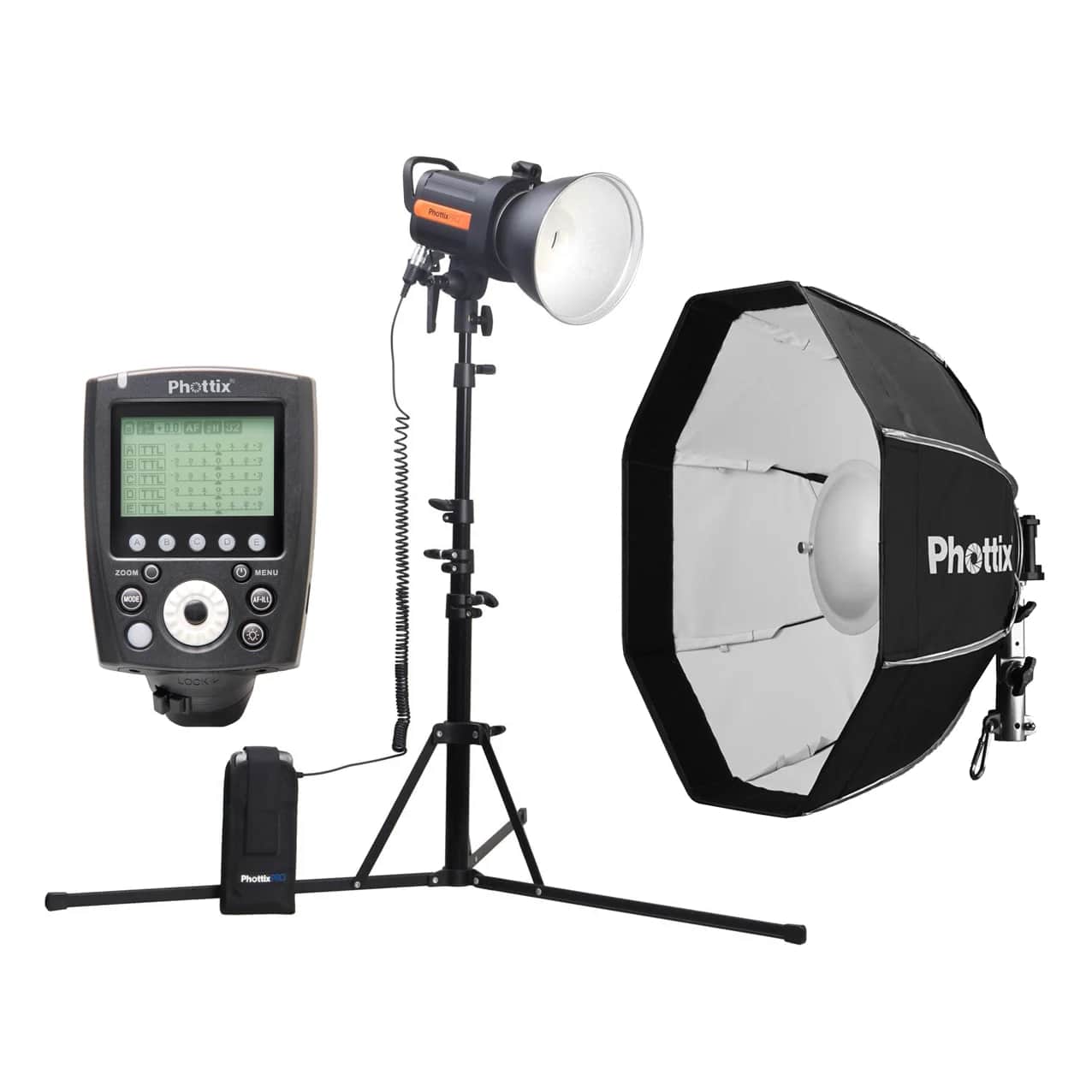 Phottix Indra360 TTL Akülü Paraflaş Kit (Canon)