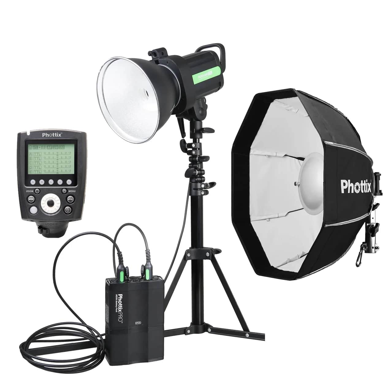 Phottix Indra500 TTL Akülü Paraflaş Kit (Nikon)