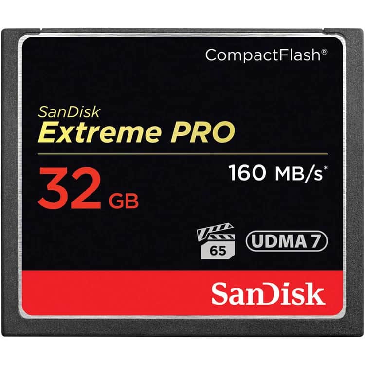 Sandisk 32 GB Extreme PRO CF Kart 1067x 160 mb/s