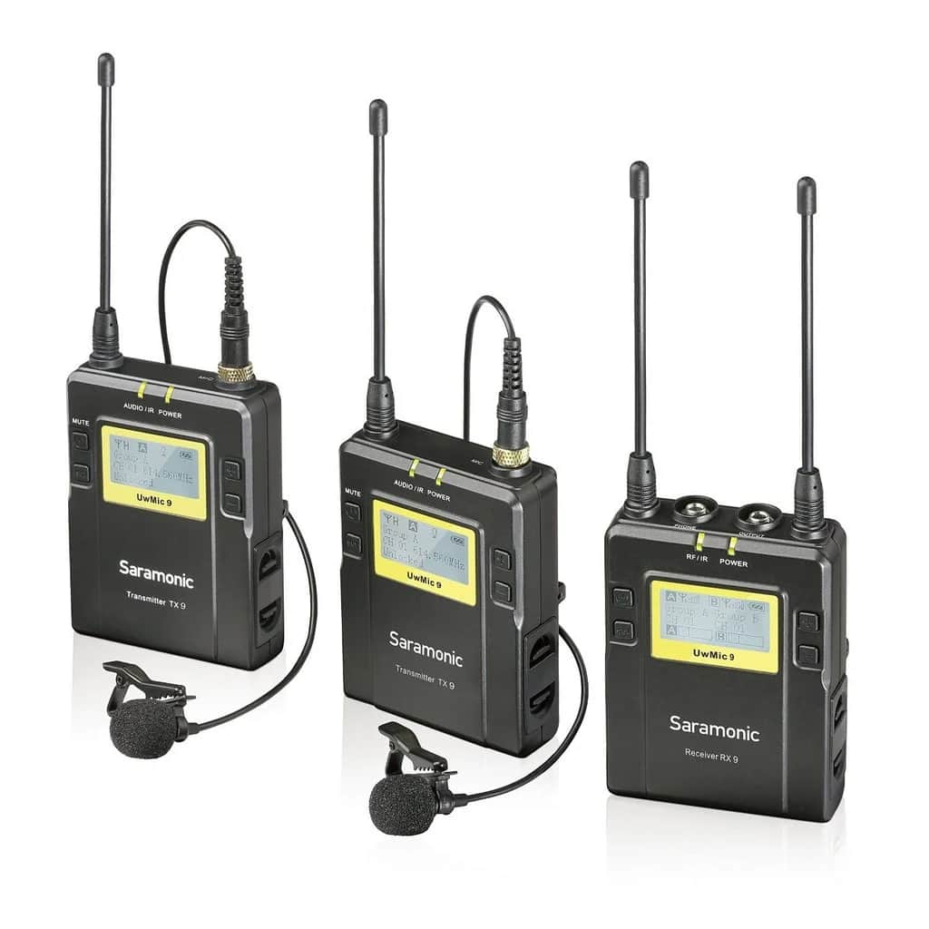 Saramonic UwMic9 TX9+TX9+RX9 Kit2 İkili Kablosuz Yaka Mikrofonu