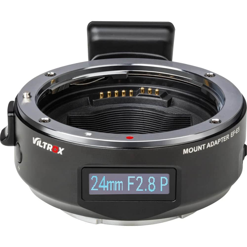 Viltrox EF-E5 Mark V Canon EF Lens - OLED Ekranlı Sony E-Mount Gövde Adaptörü