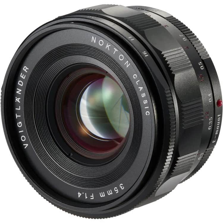 Voigtlander Nokton Classic 35mm f/1.4 Lens for Sony E