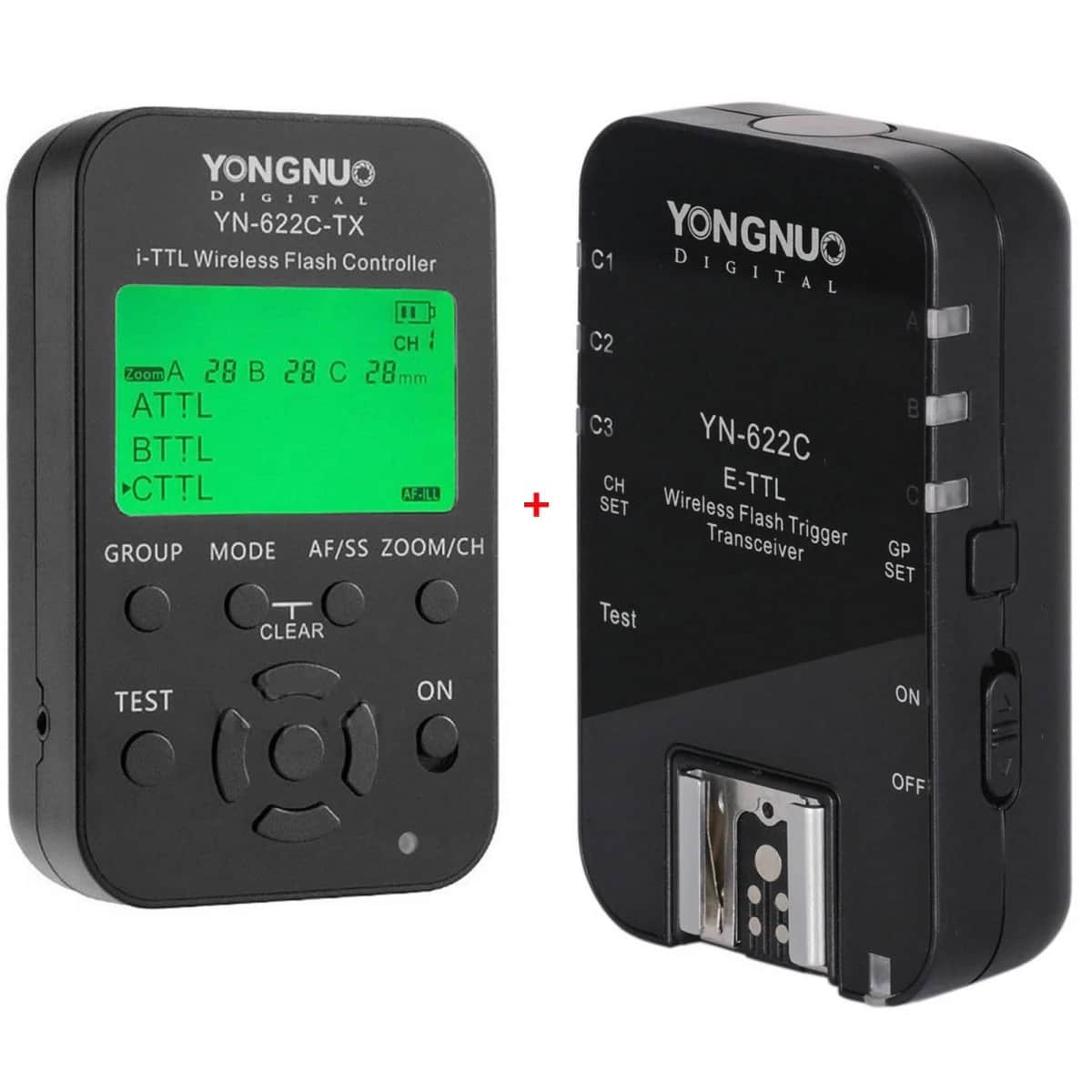 Yongnuo YN-622C TX Yeni Ekranlı 1/8000s TTL Kablosuz Flaş Tetikleyici - Canon Uyumlu